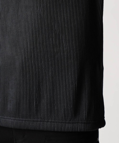 NICOLE CLUB FOR MEN(ニコルクラブフォーメン)の「タックボーダー Vネック半袖カットソー(Tシャツ/カットソー・メンズ・ネイビー系/ホワイト系/ブラック・MEDIUM/LARGE/X-LARGE)」の11枚目の写真