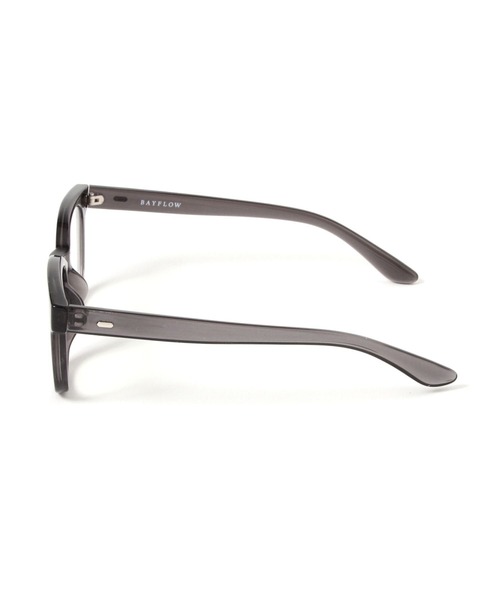 BAYFLOW（ベイフロー）の「ウェリントンメガネ26（メガネ・メンズ・チャコール/その他1・FREE）」の3枚目の写真