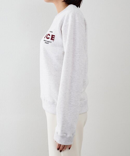 Whim Gazette（ウィムガゼット）の「【GEMINI】チームスウェットプルオーバー（スウェット・レディース・ベビーピンク/ライトグレー・FREE）」の10枚目の写真