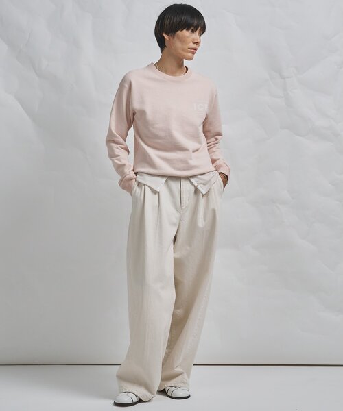 Whim Gazette（ウィムガゼット）の「【GEMINI】チームスウェットプルオーバー（スウェット・レディース・ベビーピンク/ライトグレー・FREE）」の21枚目の写真