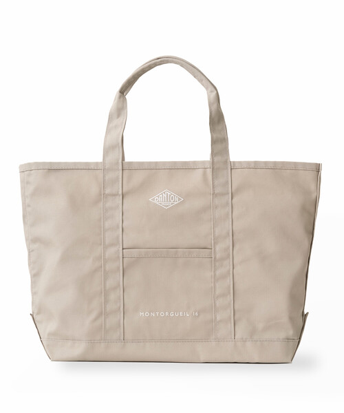 DANTON(ダントン)の「Canvas Marche Bag〈MONTORGUEIL〉(トートバッグ・レディース・ブラック/ベージュ/イエロー/グレー/アイボリー/サックスブルー・-)」の7枚目の写真
