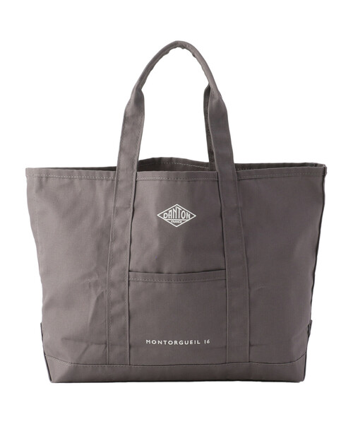 DANTON(ダントン)の「Canvas Marche Bag〈MONTORGUEIL〉(トートバッグ・レディース・ブラック/ベージュ/イエロー/グレー/アイボリー/サックスブルー・-)」の14枚目の写真