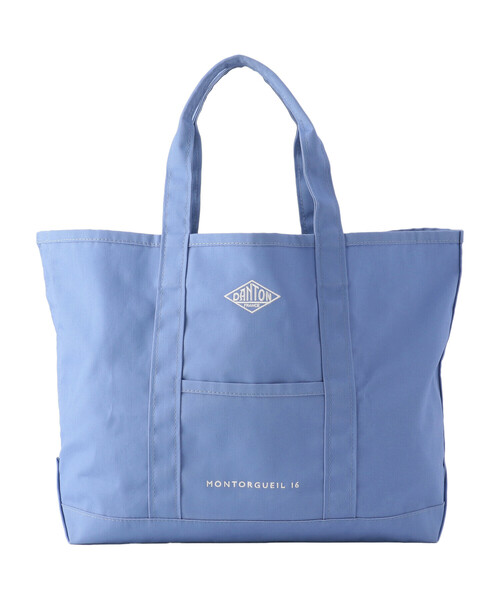 DANTON(ダントン)の「Canvas Marche Bag〈MONTORGUEIL〉(トートバッグ・レディース・ブラック/ベージュ/イエロー/グレー/アイボリー/サックスブルー・-)」の16枚目の写真