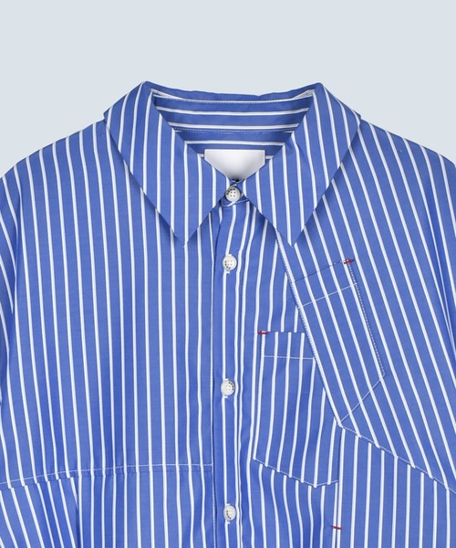 OMMO（オーエムエムオー）の「ASYMME DESIGN H/S SHIRT（シャツ