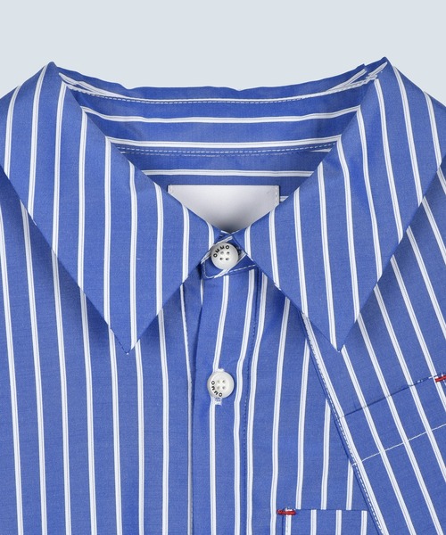 OMMO（オーエムエムオー）の「ASYMME DESIGN H/S SHIRT（シャツ