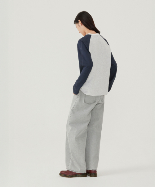 COVERNAT（カバーナット）の「ウィメンズワイドデニムパンツライトグレー（デニムパンツ・レディース・その他・WS/WM）」の12枚目の写真
