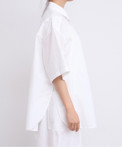 I am I in fact...(アイアムアイインファクト)の「_SUSIE SHIRT(シャツ/ブラウス・レディース・ホワイト/ブラック/サックスブルー・FREE)」の15枚目の写真