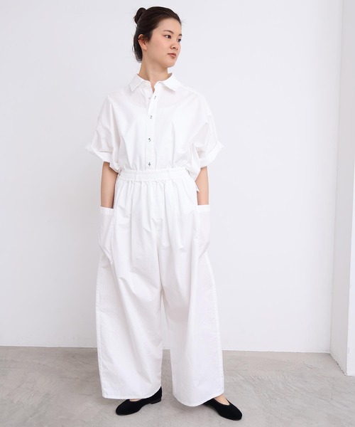 I am I in fact...(アイアムアイインファクト)の「SUSIE SHIRT(シャツ/ブラウス・レディース・ホワイト/ブラック/サックスブルー・FREE)」の17枚目の写真