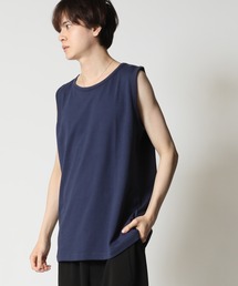 夏服 ドライコットン 速乾 USAコットン リラックスフィット タンクトップ ノースリーブ NEOSARTIC