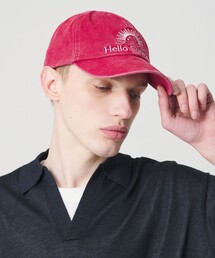 HELLO SUNRISE（ハローサンライズ）の「＜HELLO SUNRISE＞ウォッシュド オリジナル ロゴ キャップ（キャップ）」