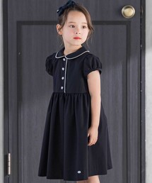 Tartine et Chocolat | パイピングブロード襟付きワンピース(100~140cm)(ワンピース)