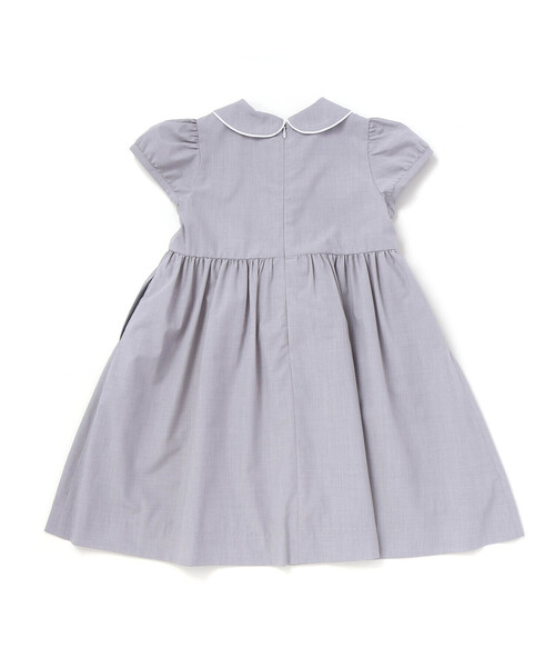 Tartine et Chocolat(タルティーヌエショコラ)の「パイピングブロード襟付きワンピース(100~140cm)(ワンピース・キッズ・ネイビー/グレー・140cm/120cm/130cm)」の19枚目の写真