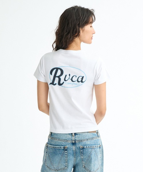 RVCA(ルーカ)の「RVCA ウィメンズ CORRAL SS BABY TEE Tシャツ 【2026年春夏モデル】(Tシャツ/カットソー・レディース・ブラック/ブラック系その他2/ホワイト・MEDIUM/SMALL/LARGE)」の10枚目の写真