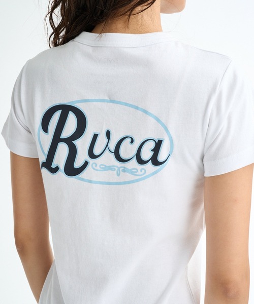 RVCA(ルーカ)の「RVCA ウィメンズ CORRAL SS BABY TEE Tシャツ 【2026年春夏モデル】(Tシャツ/カットソー・レディース・ブラック/ブラック系その他2/ホワイト・MEDIUM/SMALL/LARGE)」の12枚目の写真