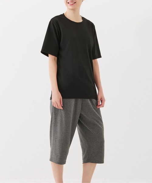 BACKYARD FAMILY（バックヤードファミリー）の「リカバリーケア７分丈パンツ（その他ルームウェア・レディース・杢グレー・M/L/LL）」の3枚目の写真