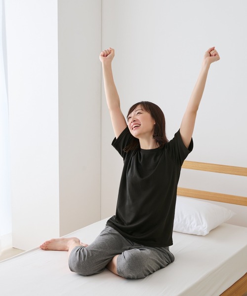 BACKYARD FAMILY（バックヤードファミリー）の「リカバリーケア７分丈パンツ（その他ルームウェア・レディース・杢グレー・M/L/LL）」の17枚目の写真