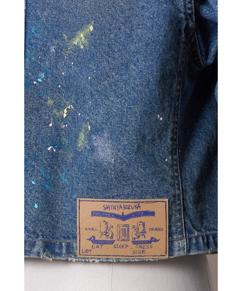 SHINYAKOZUKA(シンヤコヅカ)の「PAINTED ORDINARY FRENCH WORKER(ISSUE#7)(デニムジャケット・メンズ・インディゴブルー・MEDIUM/LARGE)」の7枚目の写真