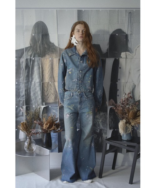 SHINYAKOZUKA(シンヤコヅカ)の「PAINTED ORDINARY FRENCH WORKER(ISSUE#7)(デニムジャケット・メンズ・インディゴブルー・MEDIUM/LARGE)」の5枚目の写真