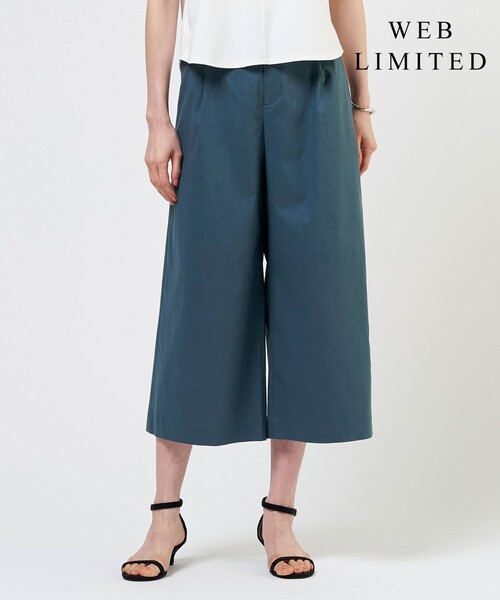 J.PRESS Ladies(J.プレス レディス)の「【人気素材】セルロースリネンストレッチ クロップド パンツ(その他パンツ・レディース・ブラック系/ベージュ系/カーキ系/グリーン系・S/XS)」の4枚目の写真