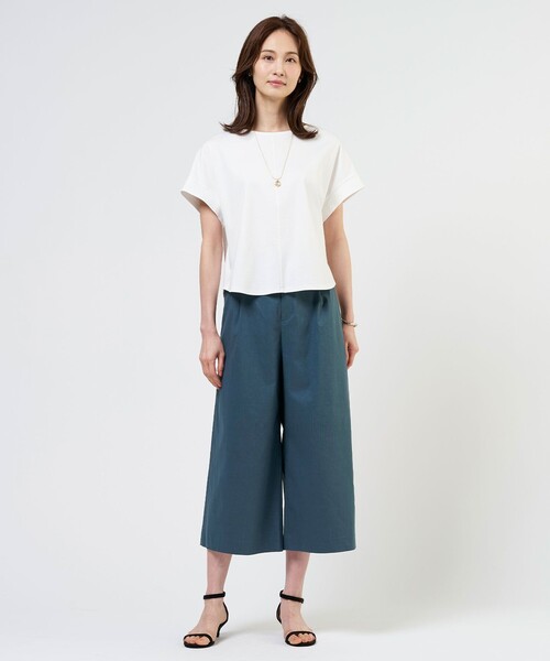 J.PRESS Ladies(J.プレス レディス)の「【人気素材】セルロースリネンストレッチ クロップド パンツ(その他パンツ・レディース・ブラック系/ベージュ系/カーキ系/グリーン系・S/XS)」の17枚目の写真