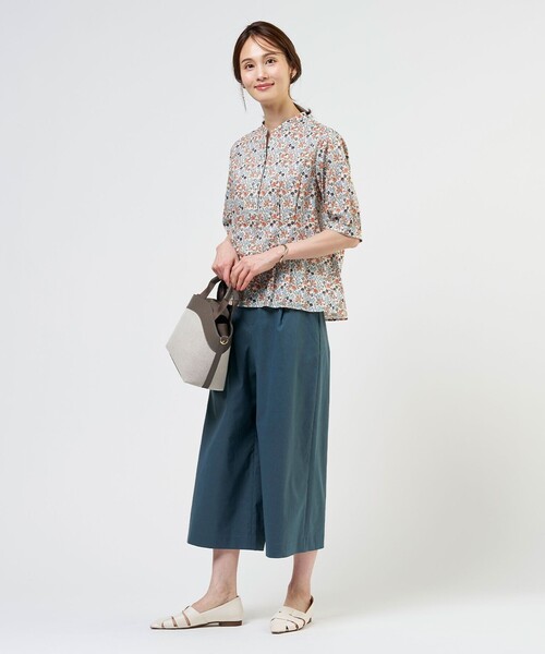J.PRESS Ladies(J.プレス レディス)の「【人気素材】セルロースリネンストレッチ クロップド パンツ(その他パンツ・レディース・ブラック系/ベージュ系/カーキ系/グリーン系・S/XS)」の19枚目の写真