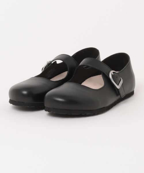 BIRKENSTOCK(ビルケンシュトック)の「ビルケンシュトック 1030709 Santa Clarita LENA Black【Narrow】 サンタクラリタ ヌバックブラック ナロー幅(バレエシューズ・レディース・ブラック・38/37/36/39)」の1枚目の写真