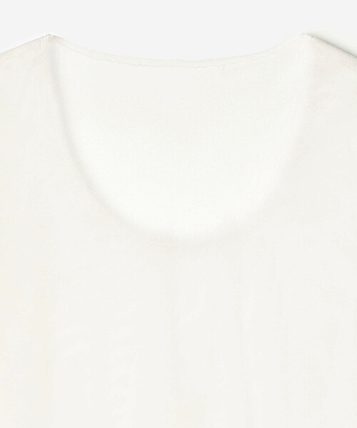 Bshop（ビショップ）の「eunoia | レイヤードメッシュワンピース WOMEN（ワンピース・レディース・ホワイト/ブラック・ONE）」の5枚目の写真