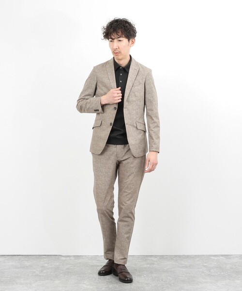 NOLLEY’S（ノーリーズ）の「《ビジカジ/セットアップ対応》COOLDOTS クールドッツ イージーパンツ 26SS（その他パンツ・メンズ・チャコールグレー/ベージュ/インディゴブルー・XL/L/M/S）」の18枚目の写真