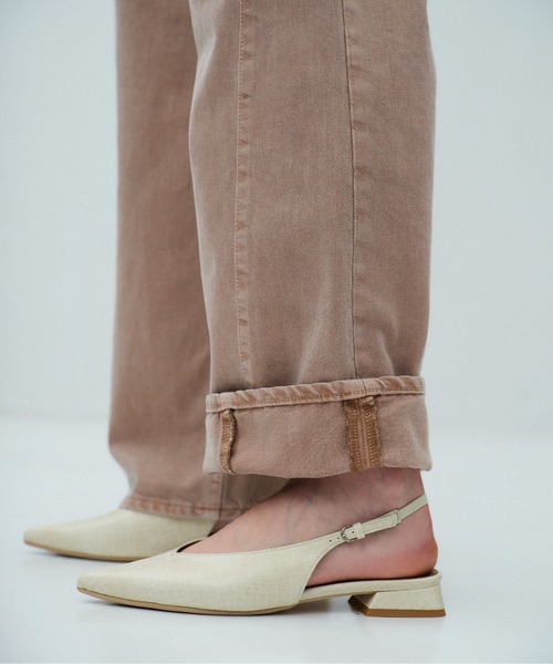 PUBLIC TOKYO（パブリックトウキョウ）の「PUBLICDENIM PINKRELAX（デニムパンツ・レディース・ピンク系その他・S-Regular/S-Long/M-Regular/M-Long/L-Regular/L-Long/XL-Regular）」の2枚目の写真