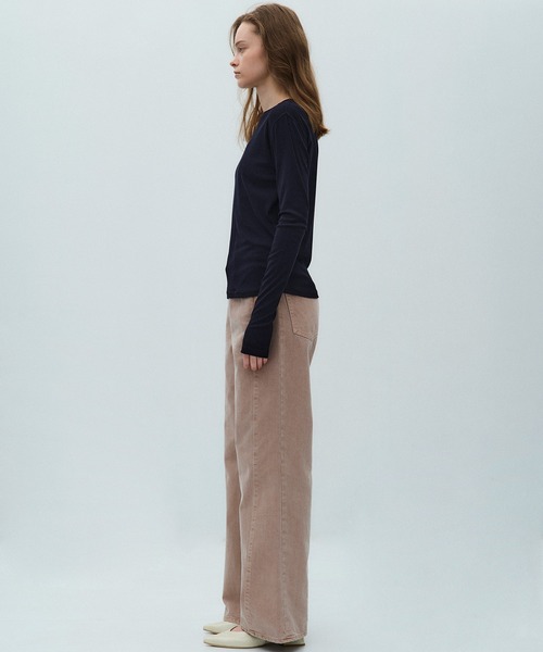 PUBLIC TOKYO(パブリックトウキョウ)の「【2026春新作&シリーズ累計5,000本大人気デニム】PUBLICDENIM PINKRELAX(デニムパンツ・レディース・ピンク系その他・S-Regular/S-Long/M-Regular/M-Long/L-Regular/L-Long/XL-Regular)」の7枚目の写真