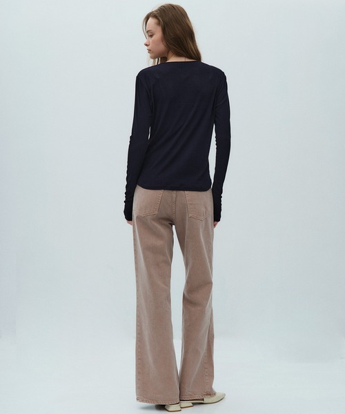 PUBLIC TOKYO(パブリックトウキョウ)の「【2026春新作&シリーズ累計5,000本大人気デニム】PUBLICDENIM PINKRELAX(デニムパンツ・レディース・ピンク系その他・S-Regular/S-Long/M-Regular/M-Long/L-Regular/L-Long/XL-Regular)」の8枚目の写真