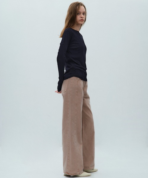 PUBLIC TOKYO(パブリックトウキョウ)の「【2026春新作&シリーズ累計5,000本大人気デニム】PUBLICDENIM PINKRELAX(デニムパンツ・レディース・ピンク系その他・S-Regular/S-Long/M-Regular/M-Long/L-Regular/L-Long/XL-Regular)」の9枚目の写真