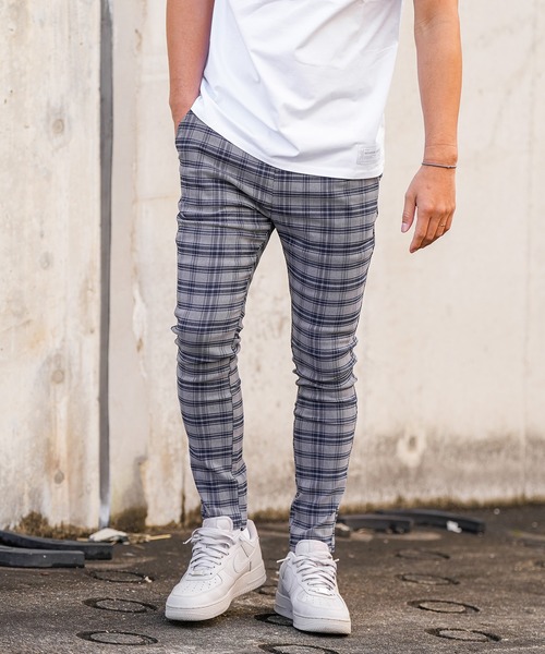 adamsJUGGLER(アダムスジャグラー)の「RTEGビターチェックパンツ(その他パンツ・メンズ・ネイビー・XL/L/M/S)」の1枚目の写真