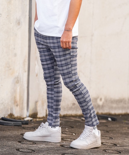 adamsJUGGLER(アダムスジャグラー)の「RTEGビターチェックパンツ(その他パンツ・メンズ・ネイビー・XL/L/M/S)」の2枚目の写真