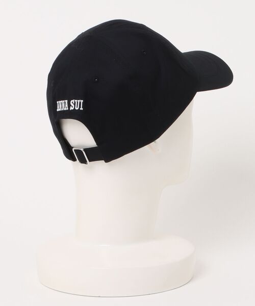 ANNA SUI（アナスイ）の「バタフライ刺しゅうキャップ（キャップ・レディース・ライトパープル/ベージュ/ブラック・FREE）」の4枚目の写真