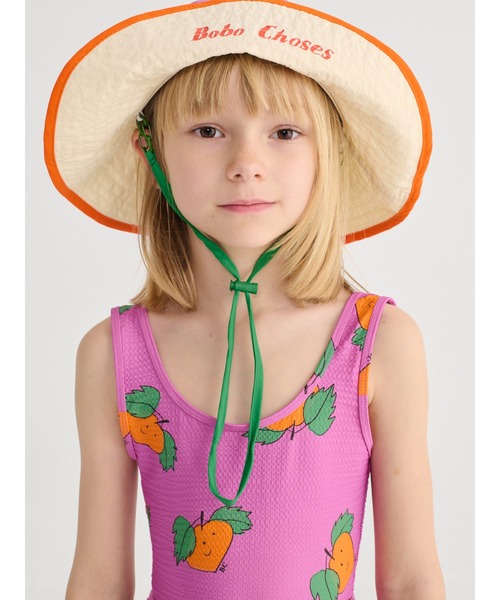 BOBO CHOSES(ボボショーズ)の「Bobo Choses bucket hat(ハット・キッズ・パープル・HEAD54/HEAD52)」の7枚目の写真