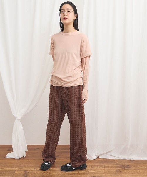 fig Ｌondon（フィグロンドン）の「Kate pants（その他パンツ・レディース・ブラウン・FREE）」の4枚目の写真