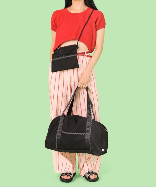 Casselini（キャセリーニ）の「Casselini(キャセリーニ)トラベルバッグ（ボストンバッグ・レディース・ブラウン/ブラック/カーキ・FREE）」の20枚目の写真