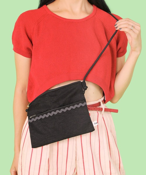 Casselini（キャセリーニ）の「Casselini(キャセリーニ)トラベルバッグ（ボストンバッグ・レディース・ブラウン/ブラック/カーキ・FREE）」の18枚目の写真