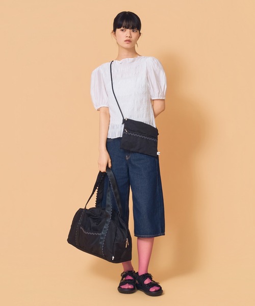 Casselini（キャセリーニ）の「Casselini(キャセリーニ)トラベルバッグ（ボストンバッグ・レディース・ブラウン/ブラック/カーキ/ブルー/ベージュ・FREE）」の9枚目の写真