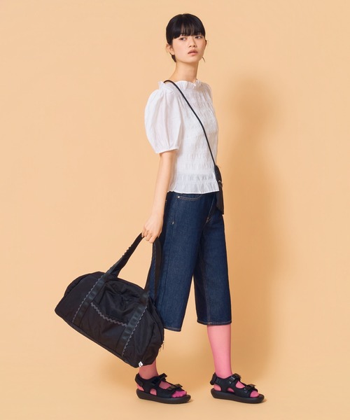 Casselini（キャセリーニ）の「Casselini(キャセリーニ)トラベルバッグ（ボストンバッグ・レディース・ブラウン/ブラック/カーキ/ブルー/ベージュ・FREE）」の10枚目の写真