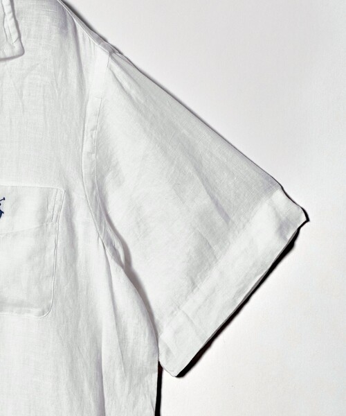 POLO RALPH LAUREN(ポロ ラルフ ローレン)の「<POLO RALPH LAUREN>クラシックフィット キャンプ シャツ(シャツ/ブラウス・メンズ・ブラック/ホワイト・L/M)」の5枚目の写真