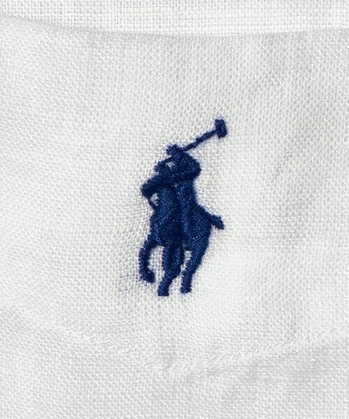 POLO RALPH LAUREN(ポロ ラルフ ローレン)の「<POLO RALPH LAUREN>クラシックフィット キャンプ シャツ(シャツ/ブラウス・メンズ・ブラック/ホワイト・L/M)」の8枚目の写真