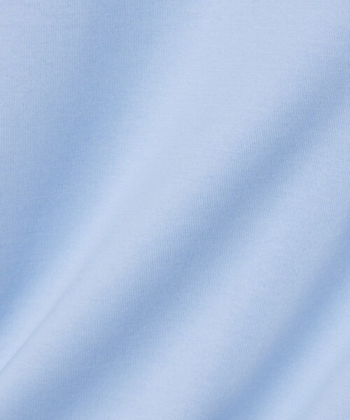 LACOSTE(ラコステ)の「フランスメイド レトロパッチリンガーネックTシャツ(Tシャツ/カットソー・メンズ・オフホワイト/ライトブルー・2/3/4/5)」の3枚目の写真