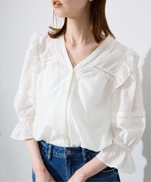 SLOBE IENA（スローブイエナ）の「《追加》コットンレーヨンレースブラウス（シャツ/ブラウス）」