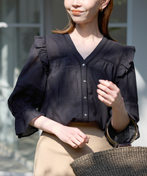 SLOBE IENA（スローブイエナ）の「《追加》コットンレーヨンレースブラウス（シャツ/ブラウス）」