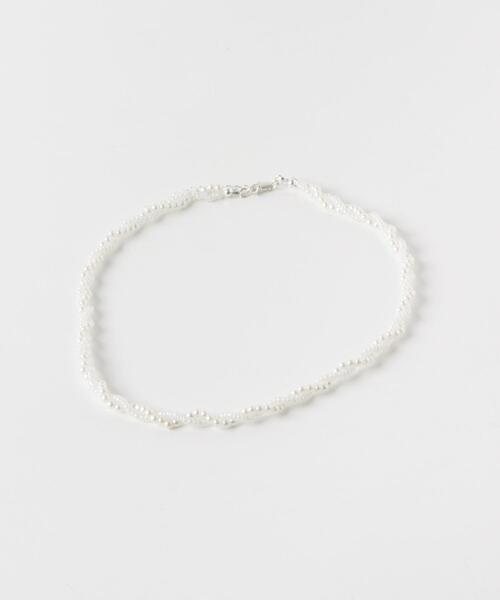 URBAN RESEARCH(アーバンリサーチ)の「decor『デコール』 TWIST PEARL BEADSCHOKER(ネックレス・レディース・ホワイト系その他・ONE)」の1枚目の写真