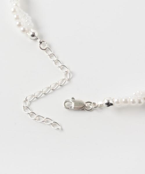 URBAN RESEARCH(アーバンリサーチ)の「decor『デコール』 TWIST PEARL BEADSCHOKER(ネックレス・レディース・ホワイト系その他・ONE)」の4枚目の写真