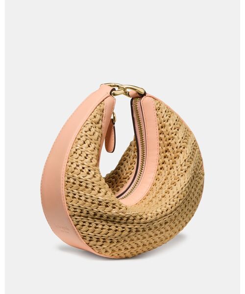 kate spade new york(ケイトスペード ニューヨーク)の「ケーエスデュオ ストロー クロスボディ バッグ(かごバッグ・レディース・ピンク・ONESIZE)」の8枚目の写真