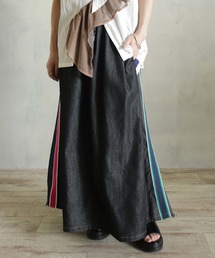 セール】MEDI INVERT SUSPENDER DENIM SKIRT（デニムスカート）｜Ameri